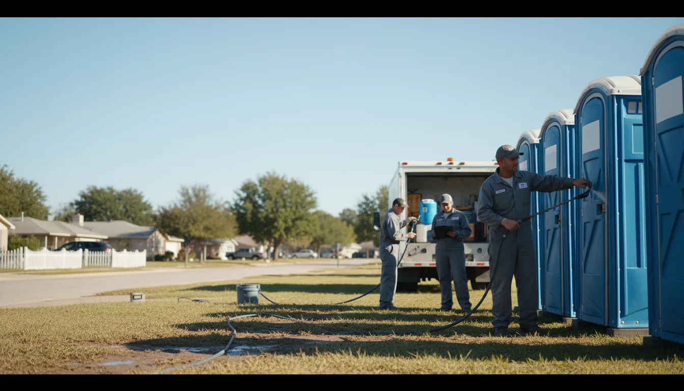 Long-Term Portable Toilet Rental in Milam, TX near me
